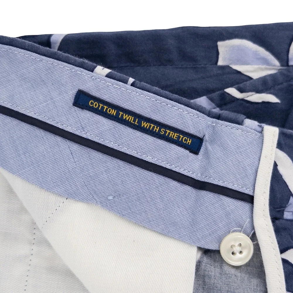 Polo Ralph Lauren Mens 33 Golf Classic Fit Shorts Blue Floral‎ Cotton Hawaiian